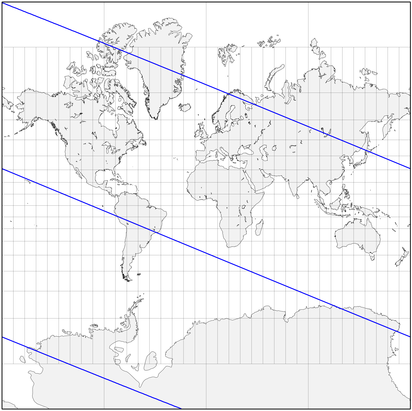 Mercator map